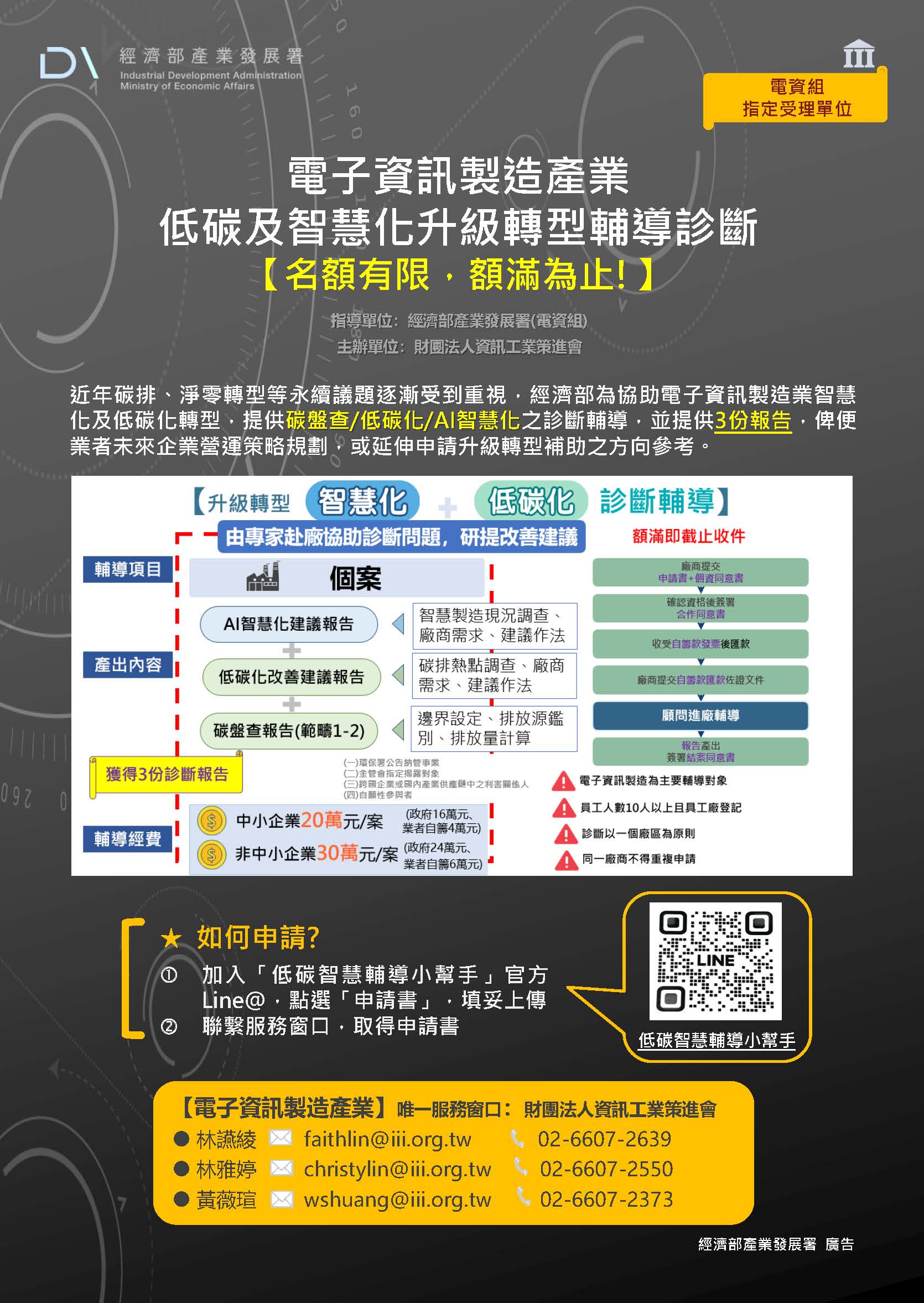 114年度智慧化低碳化免費課程 114年度智慧化低碳化免費課程